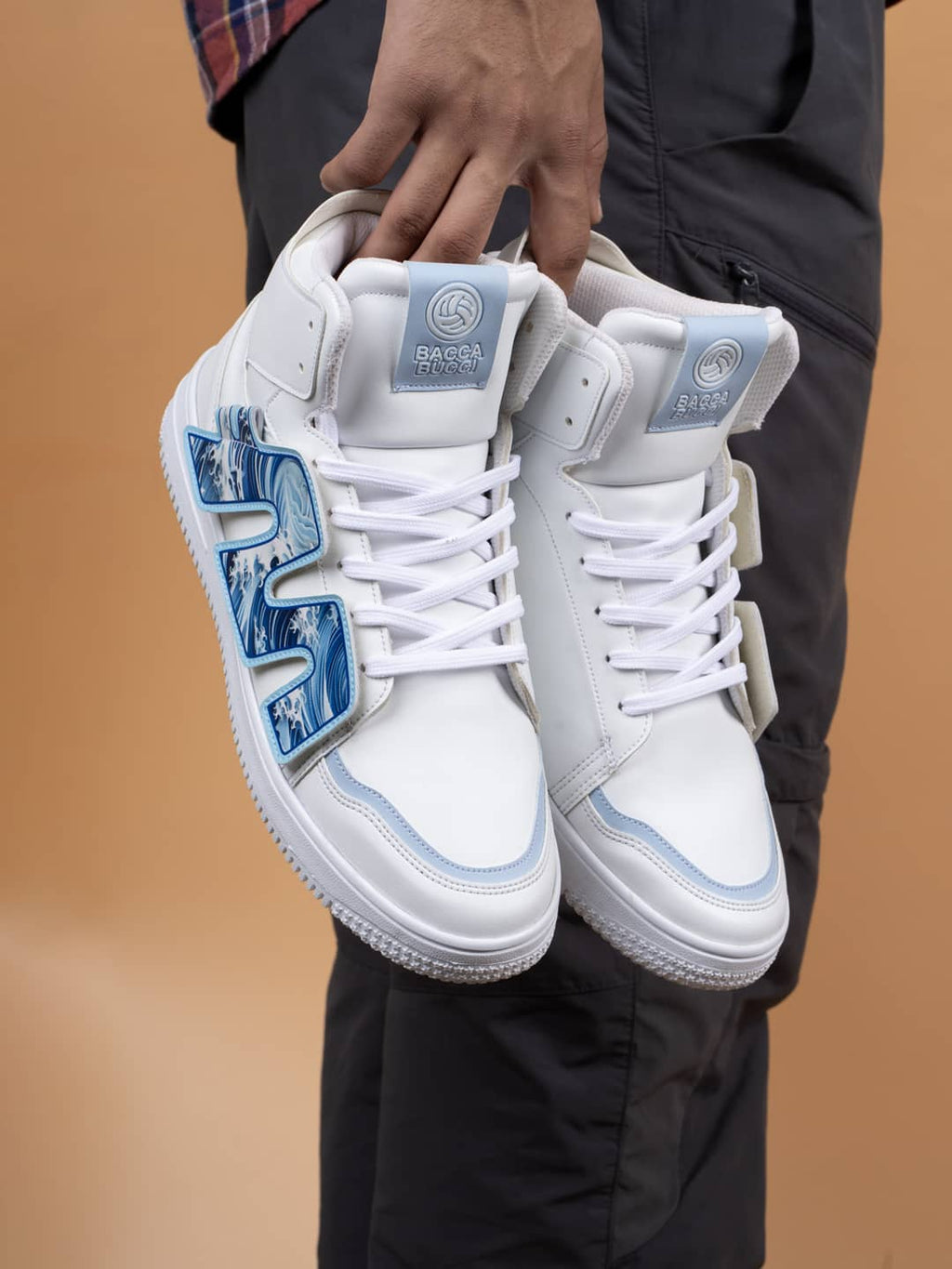 High-Top PATCH-PLAY Men's Sneakers