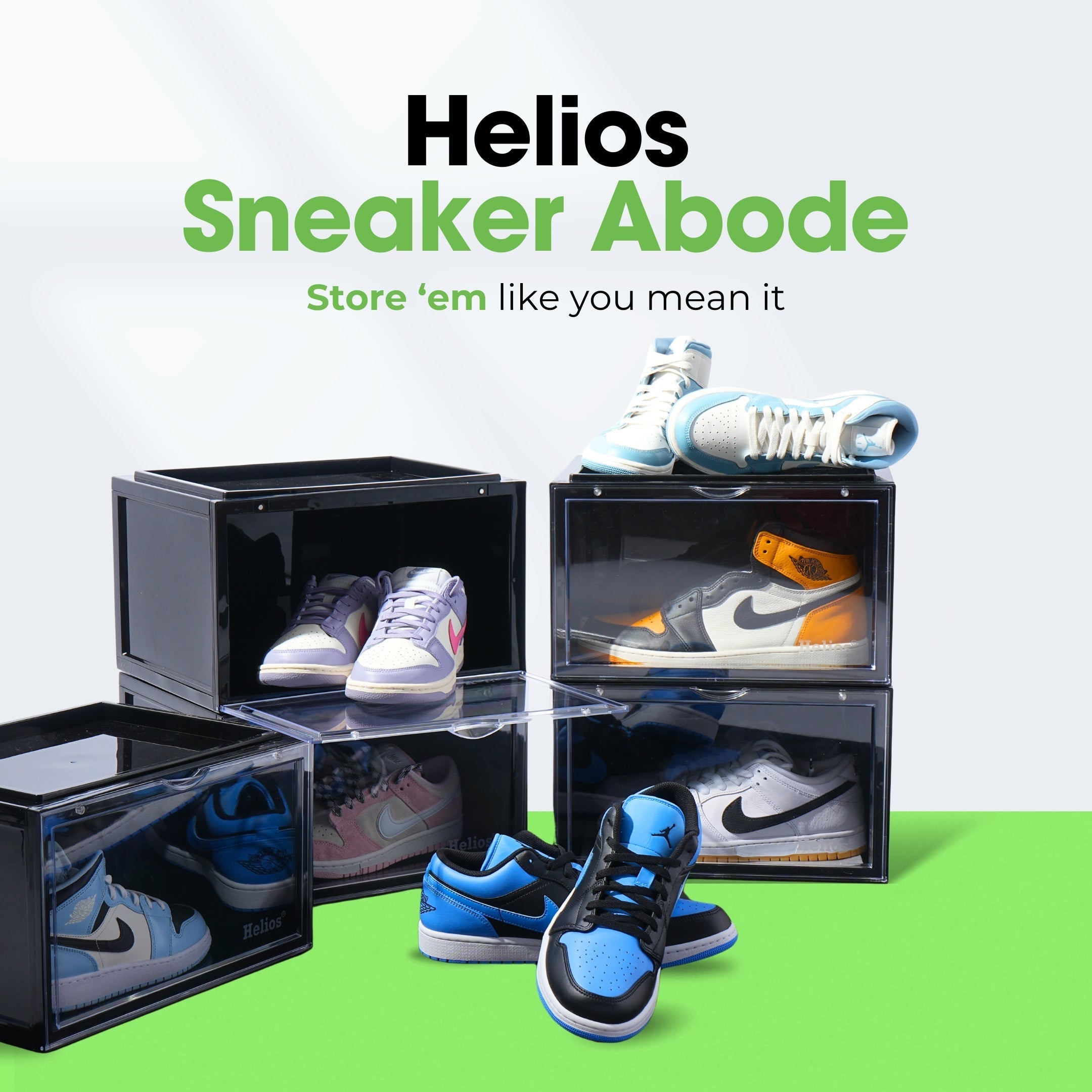 Helios Abode Sneaker Storage Box (Side Drop)