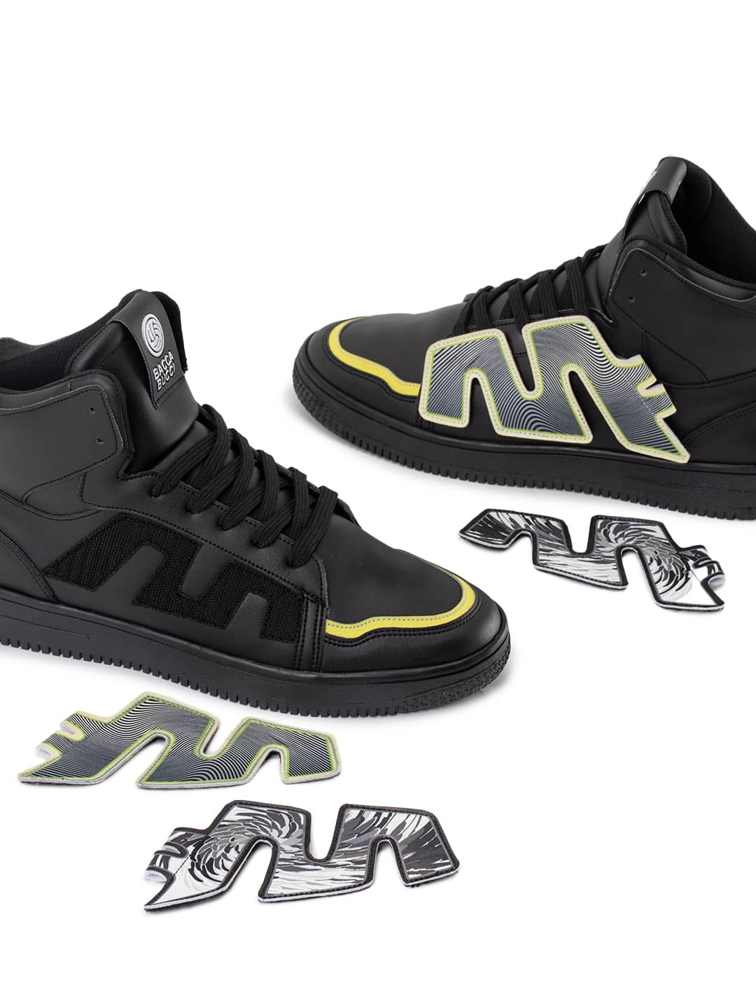 High-Top PATCH-PLAY Men's Sneakers