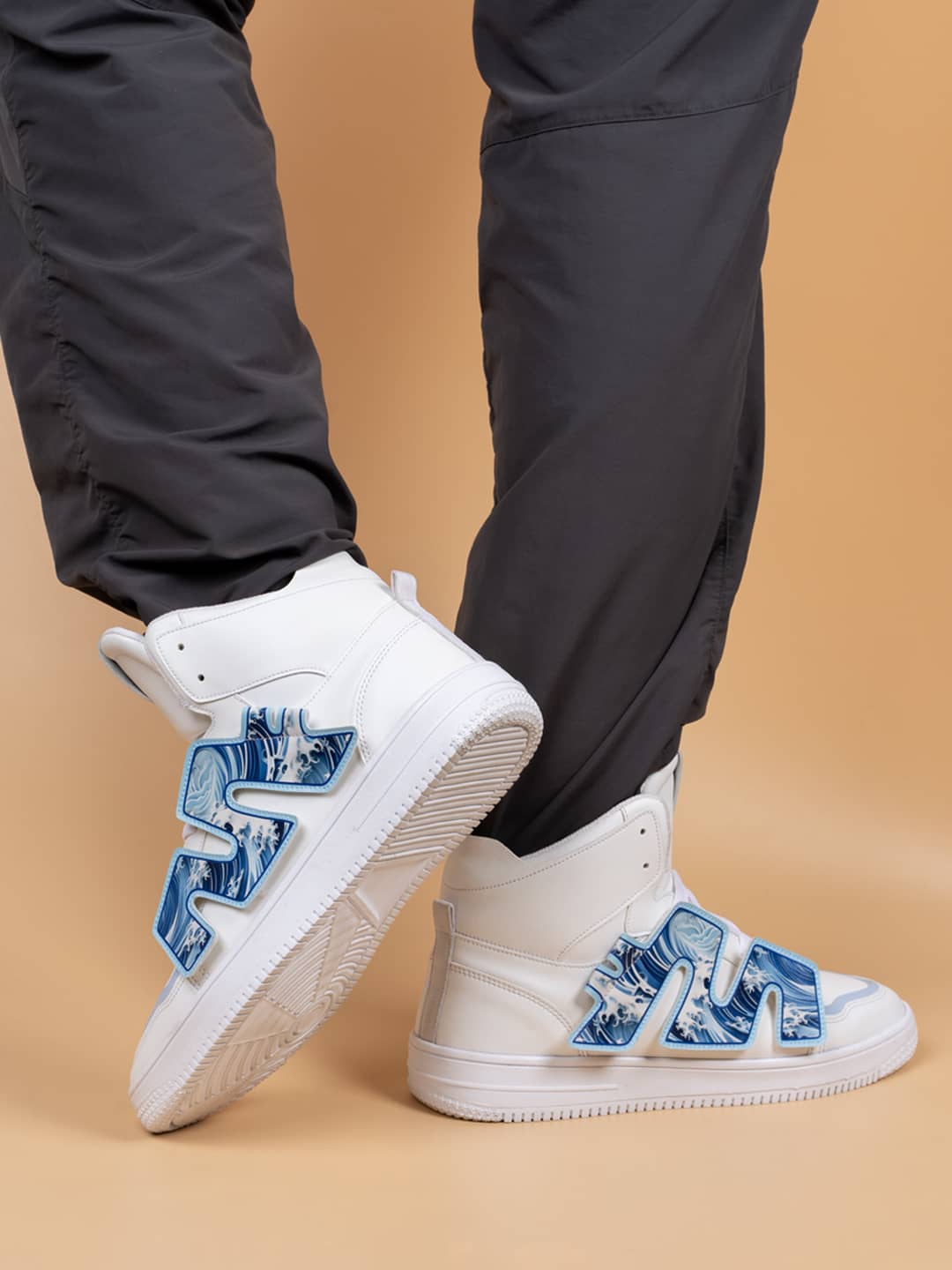 High-Top PATCH-PLAY Men's Sneakers