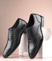 Alberto Torresi Genuine Leather Black Laceup Formal Shoes Oxford For Men