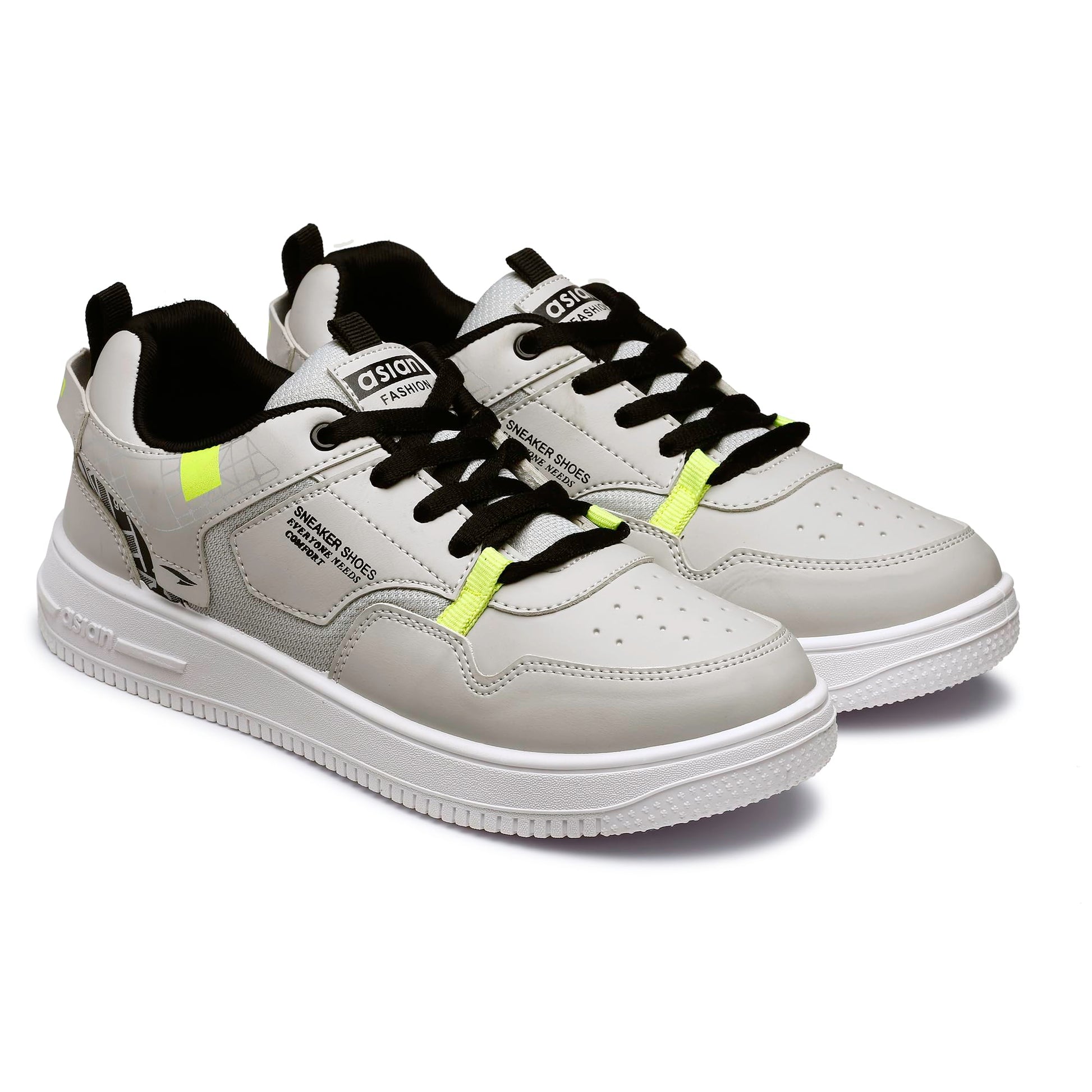 ASIAN Men's Thunder-05 White Casual Sneaker Shoes