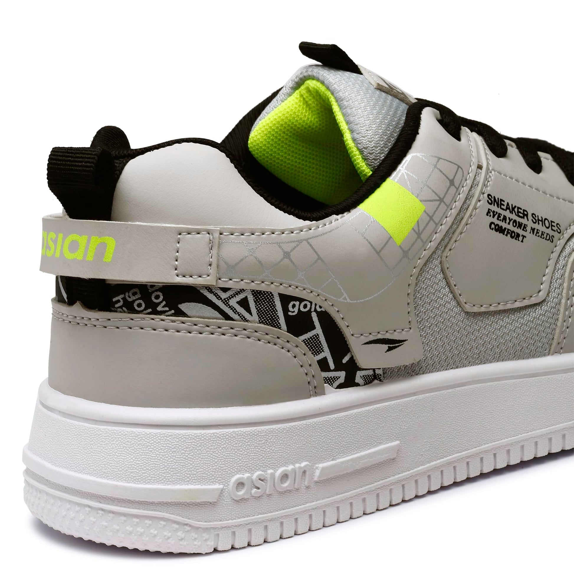 ASIAN Men's Thunder-05 White Casual Sneaker Shoes