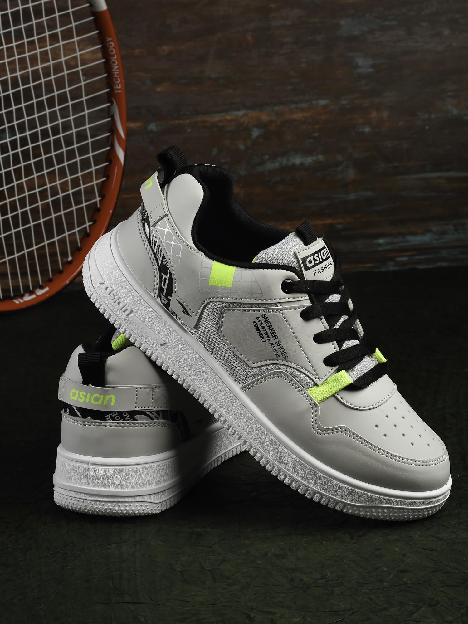 ASIAN Men's Thunder-05 White Casual Sneaker Shoes