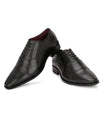 Alberto Torresi Synthetic Black Laceup Formal Shoes