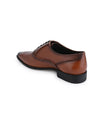 Alberto Torresi Genuine Leather Tan Lightweight Branded Sole Formal Shoes