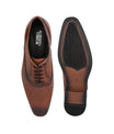Alberto Torresi Genuine Leather Tan Lightweight Branded Sole Formal Shoes