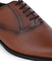 Alberto Torresi Genuine Leather Tan Lightweight Branded Sole Formal Shoes