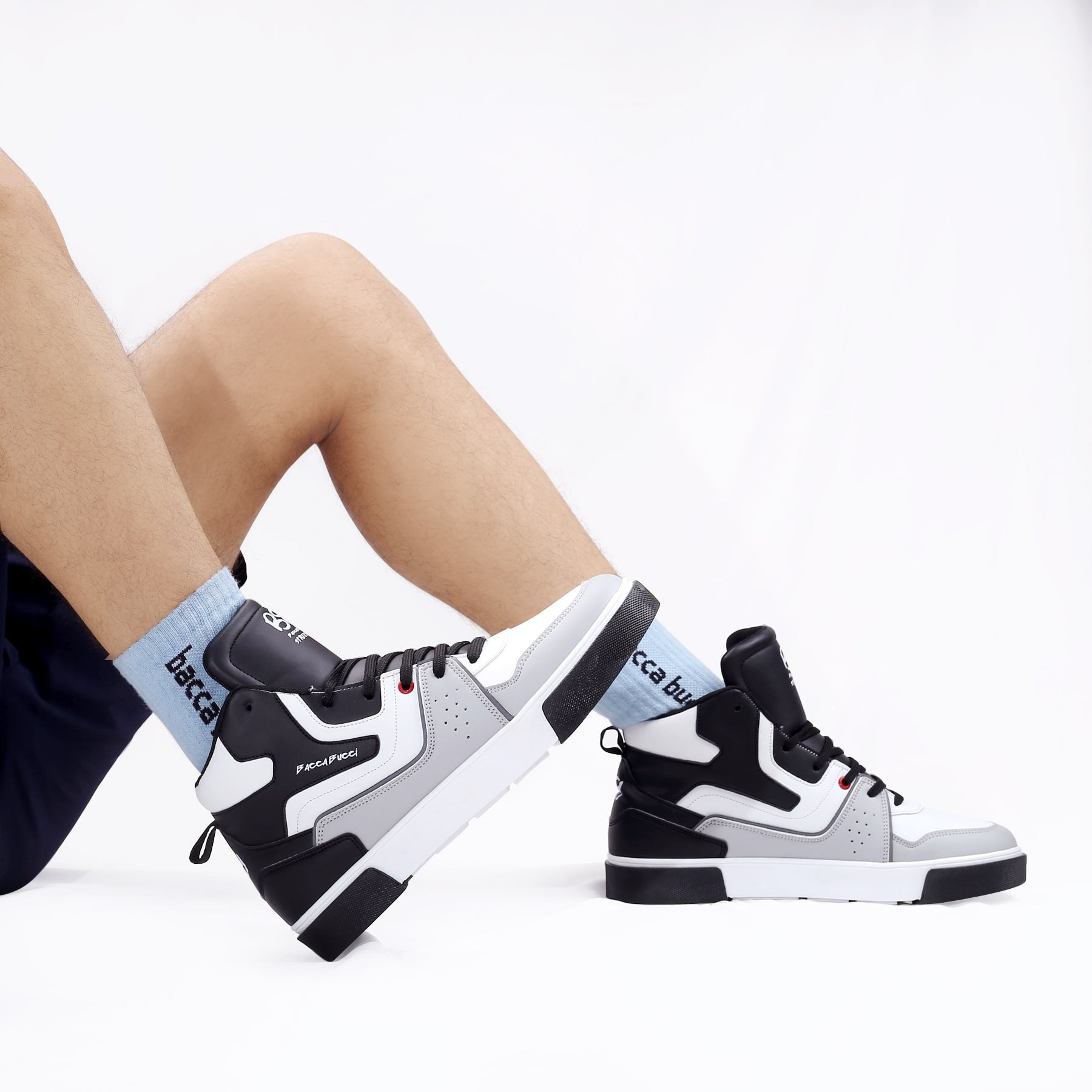 EVOKE HIGH-TOP SNEAKERS