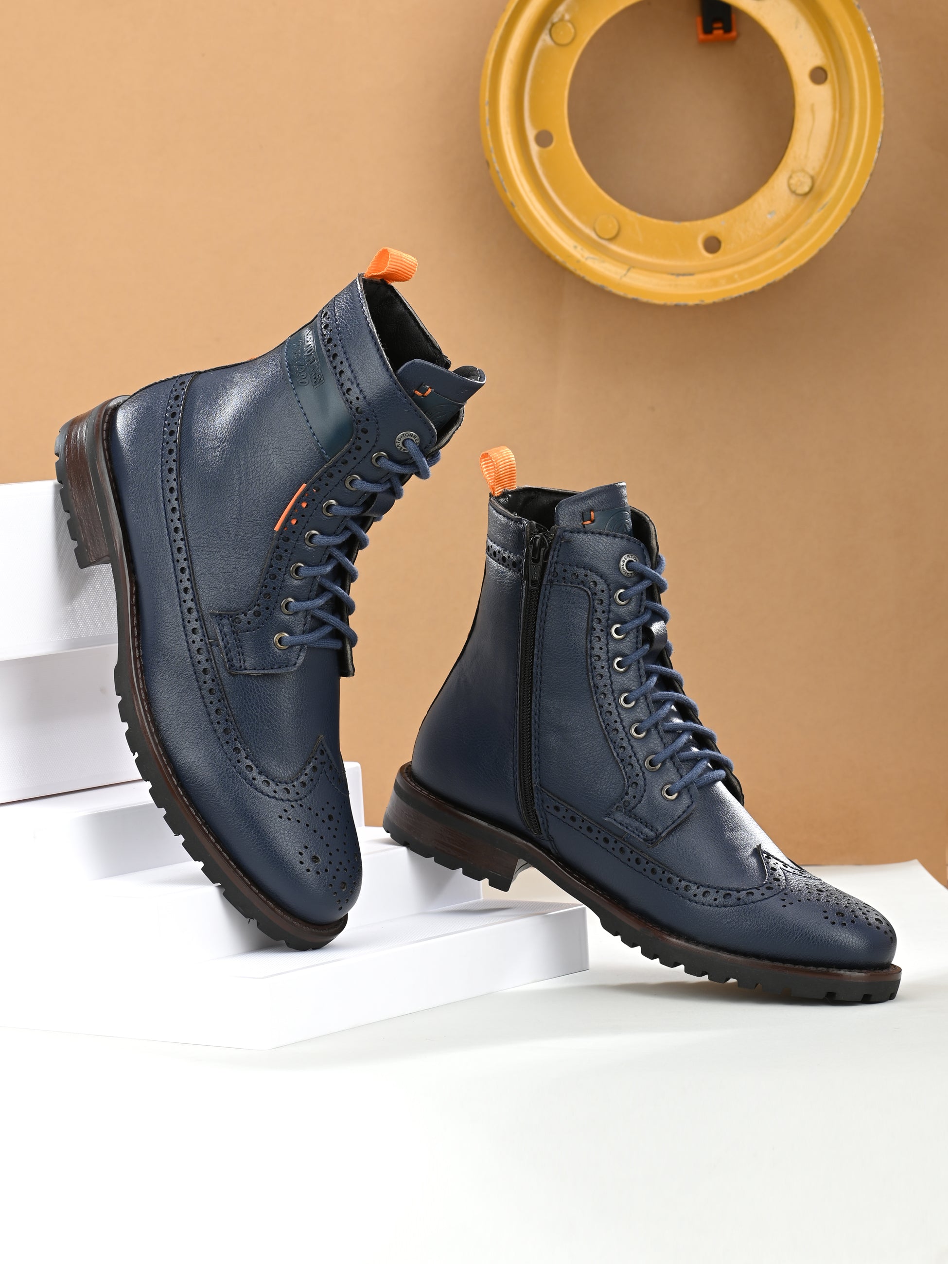 Alberto Torresi Men Blue Zayn Boots